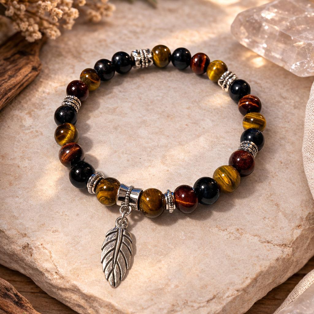 Bracelet Aeris - Plume Spirituelle - Force & Protection