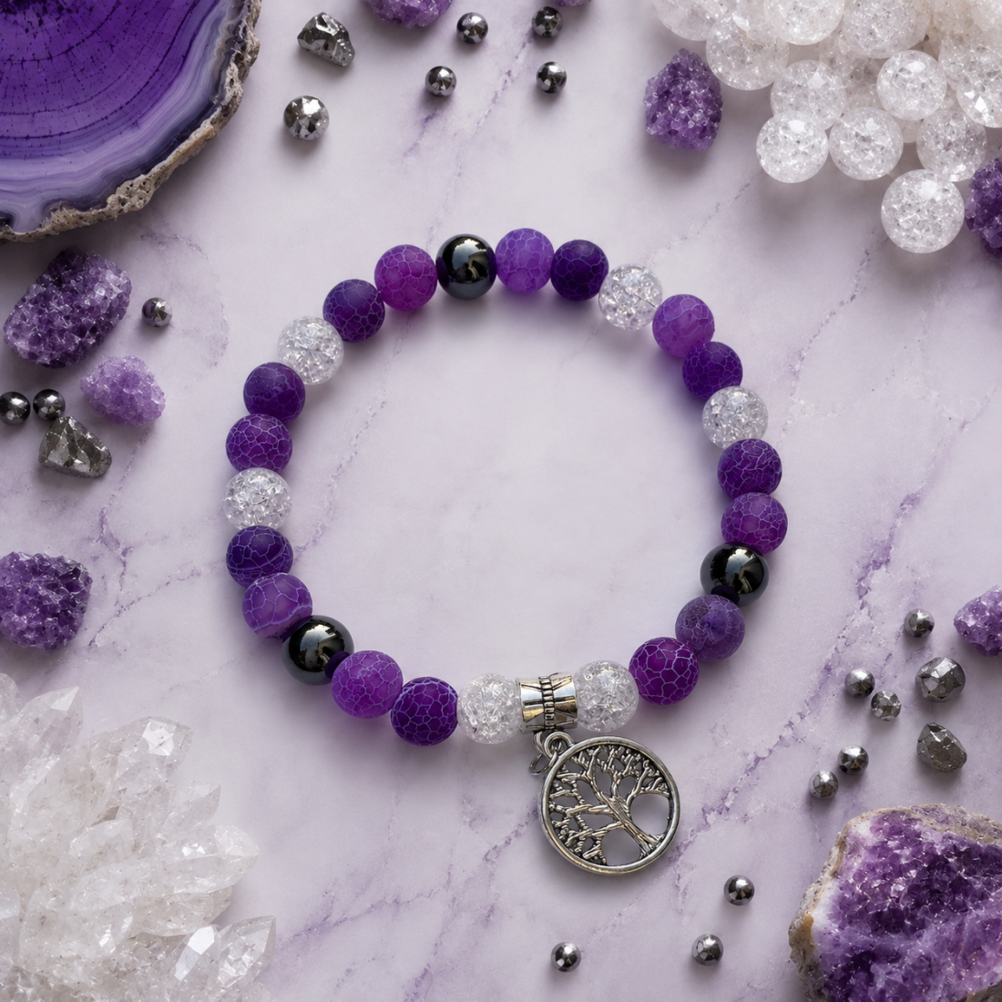 Bracelet Celestya – Arbre de Vie – Apaisement & Protection